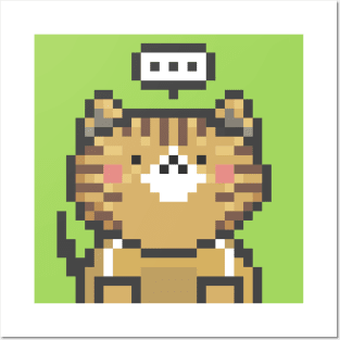 Pixel Cat 101 Posters and Art